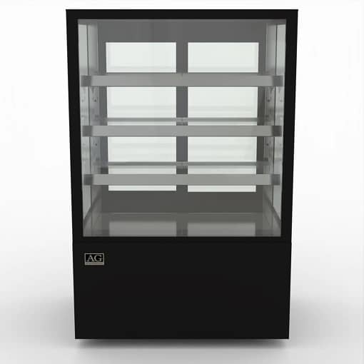 AG Equipment 900mm 4-Layer Food Display Fridge – LED Cake Showcase with Fog-Free Glass