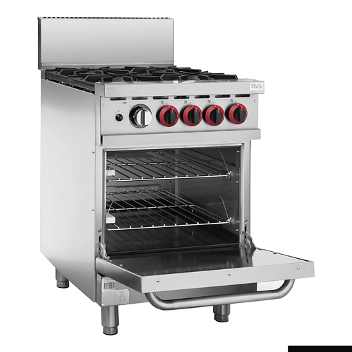 Gasmax GBS4TS 4-Burner Gas Range with Oven | Flame Failure | 182MJ/h | Stainless Steel - Image 6