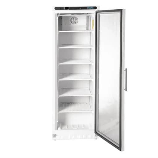 Polar CB921-A Glass Door Display Freezer – 365L White C-Series - Image 3