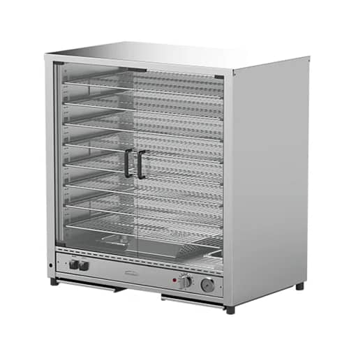 Woodson W.PIP200F Pie Display – Glass Swing Doors, 200 Capacity