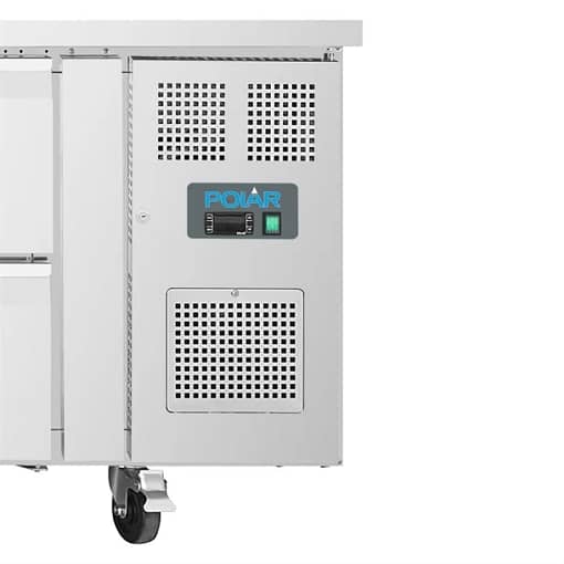 Polar DA548-A U-Series Six Drawer Counter Fridge – 6xGN, Stainless, 300W - Image 4