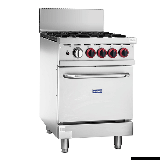 Gasmax GBS4TS 4-Burner Gas Range with Oven | Flame Failure | 182MJ/h | Stainless Steel - Image 5