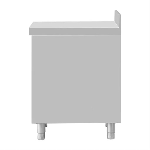 Vogue DP276 Stainless Steel Workstation – 4 Drawers, 100mm Upstand - Image 4