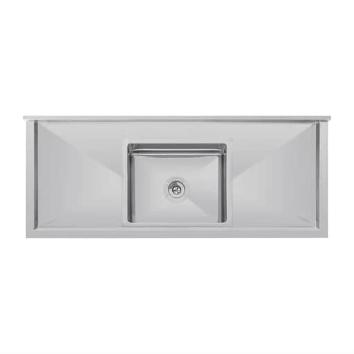 Vogue Single Bowl Sink Double Drainer 1500mm - HC906 - Image 4