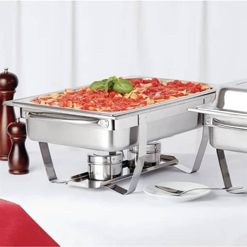 Olympia S299 Milan Chafing Dish Set (4 Pack) – Buffet Warmer - Image 4
