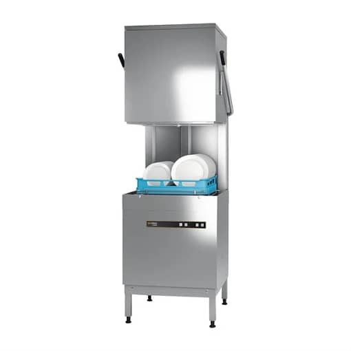 Hobart ECOMAX 604 Commercial Pass-Through Dishwasher – 840 Plates/Hour Output