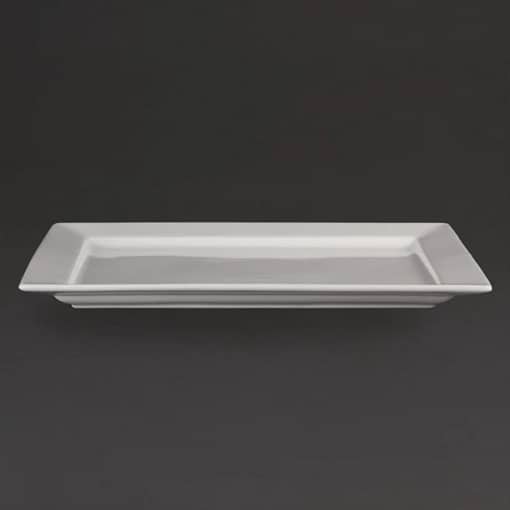 Olympia C362 Rectangular Porcelain Platter – 400x295mm, 7.5L, Vitrified Hotelware - Image 2