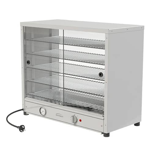 Woodson W.PIA100G pie display with glass sliding doors