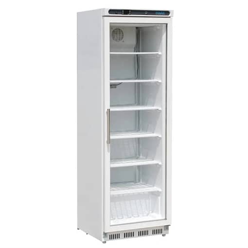 Polar CB921-A Glass Door Display Freezer – 365L White C-Series - Image 2