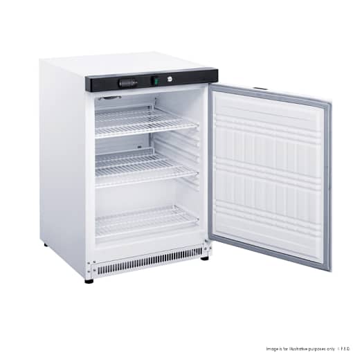 FED-X XR200SS Solid Door Bar Cooler – 130L, Stainless Steel - Image 2
