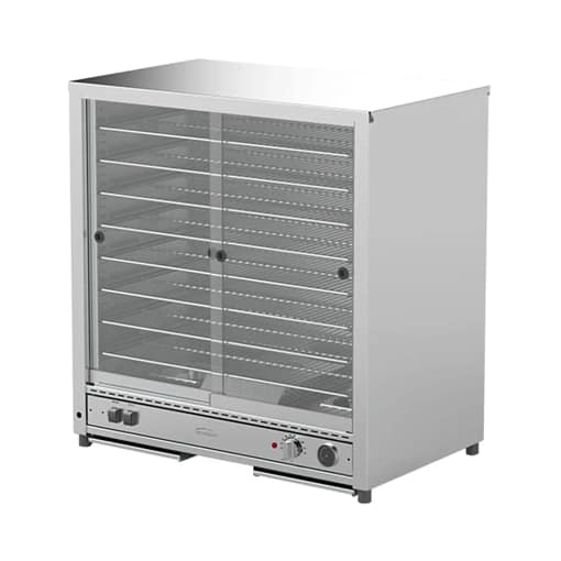 Woodson W.PIP200SFB pie display with glass sliding doors