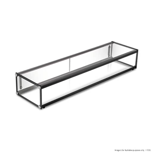 Bonvue AD1-1200 Pre-Assembled Single Layer Ambient Display Showcase – 68L, 1200mm - Image 2