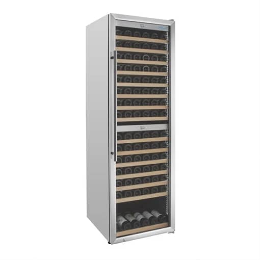 olar GM629-A G-Series Dual Zone Wine Fridge | 180 Bottle | Stainless Steel - Image 5