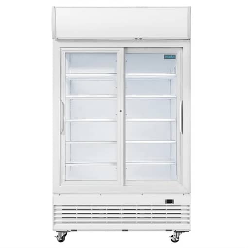 Polar GE581-A G-Series 950L Display Cooler – LED, Sliding Doors, Light Box - Image 3