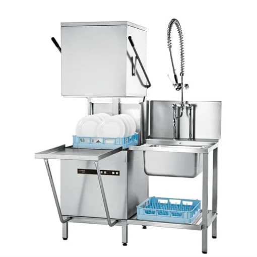Hobart ECOMAX 604 Hood Type Dishwasher | 840 Plates/Hr | 2.3L Rinse | 15A - Image 7