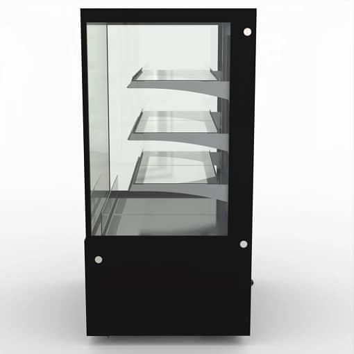 AG FDF900L3 Black LED 900mm Food Display Showcase 4-Layer - Image 3