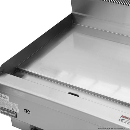 GASMAX JUS-TRG40E Benchtop Single Burner Griddle – 400mm, Natural Gas, Stainless - Image 2