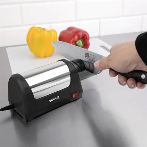 Vogue GD232-A Electric Knife Sharpener | Diamond & Ceramic Wheels - Image 2