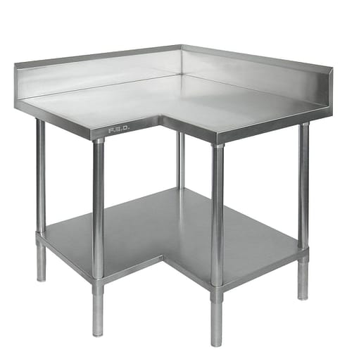 2NDs: Modular System Corner Workbench, 150mm Splashback & Undershelf WBCB6-0900/A-VIC513