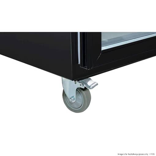 Thermaster SUFG1000B Double Glass Door Freezer – 1000L, Black Stainless Steel - Image 4