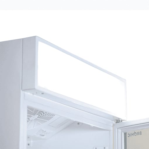 Bromic GM0690LW - 659L White Upright Display Fridge with LED - Image 3