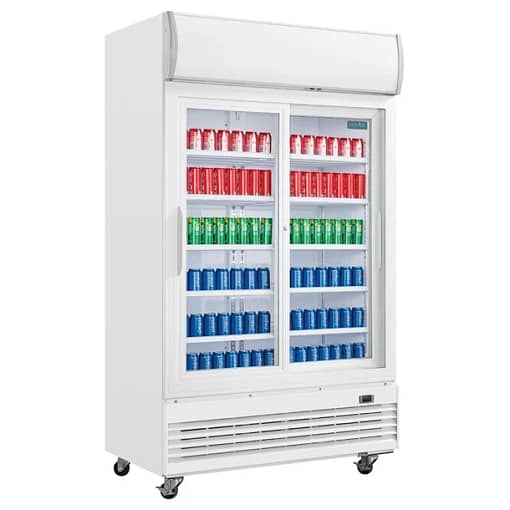 Polar GE581-A G-Series 950L Display Cooler – LED, Sliding Doors, Light Box - Image 4