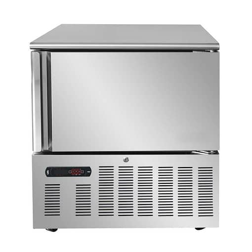 AG BC05 blast chiller freezer with stainless steel finish and tray support