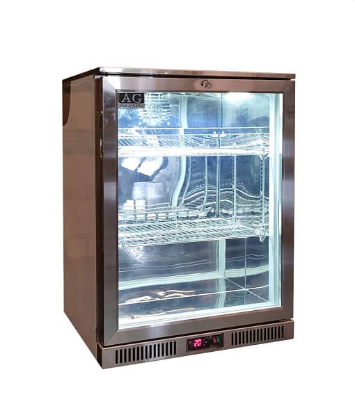 1 Hinged Door Bar Fridge Full Stainless Steel - Image 5