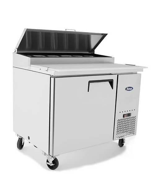 Atosa MPF8201 Single Door Pizza Prep Table Fridge – Compact 1117mm - Image 8
