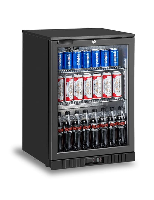 Atosa High-Efficiency Undercounter Bar Fridge - Glass Door, Model BB-138HEC, Commercial-Grade - Image 2
