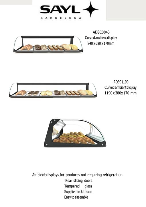 CurvaShow Sayl ADSC1190 - Grand Curved Ambient Display