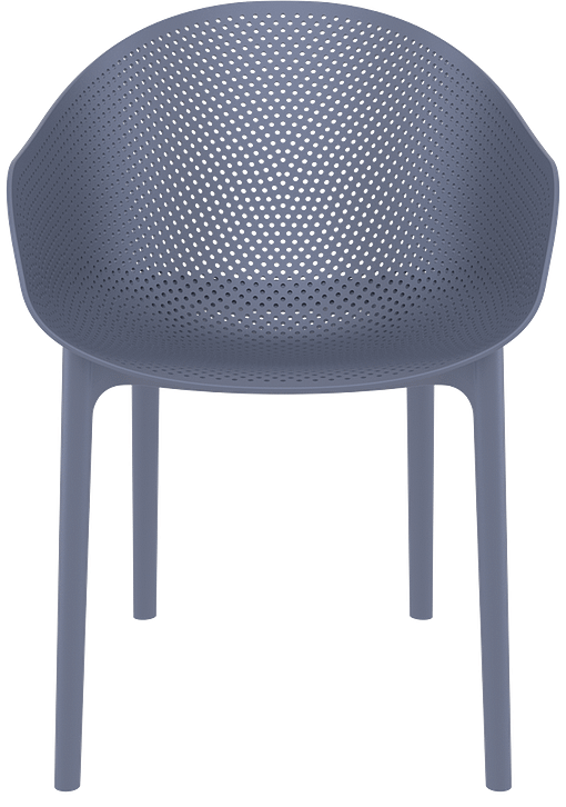 Anthracite Outdoor Chair - Siesta Sky Series - Modern Durability - Image 4