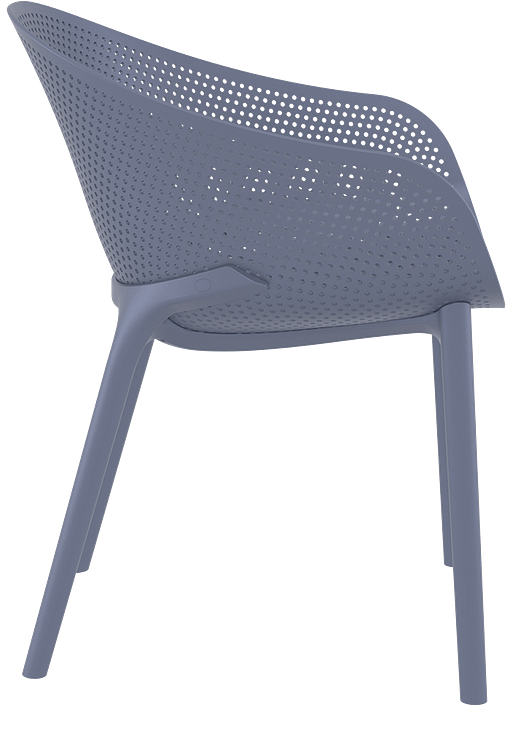 Anthracite Outdoor Chair - Siesta Sky Series - Modern Durability - Image 6