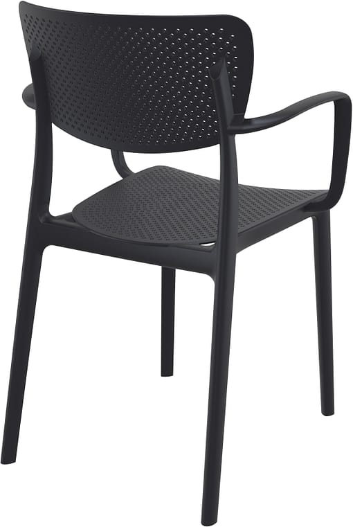 Commercial Grade Black Loft Armchair - Heavy Duty One-Piece Armchair by Siesta, Turkey - Image 2