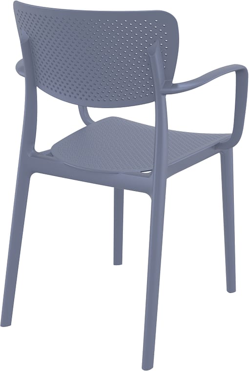 Commercial Grade Anthracite Loft Armchair - Heavy Duty One-Piece Armchair by Siesta, Turkey - Image 3