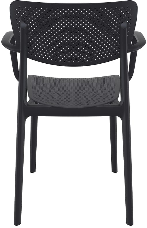 Commercial Grade Black Loft Armchair - Heavy Duty One-Piece Armchair by Siesta, Turkey - Image 6