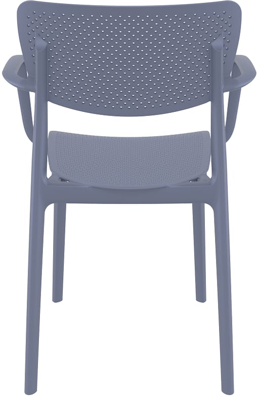 Commercial Grade Anthracite Loft Armchair - Heavy Duty One-Piece Armchair by Siesta, Turkey - Image 2
