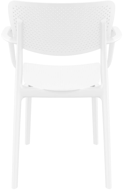 Commercial Grade White Loft Armchair - Indoor and Outdoor Armchair by Siesta, Europe - Image 4