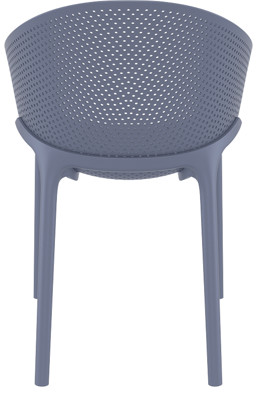 Anthracite Outdoor Chair - Siesta Sky Series - Modern Durability - Image 2