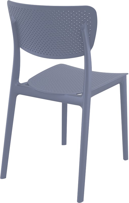 Commercial Grade Anthracite Lucy Chair - Heavy Duty One-Piece Chair by Siesta, Turkey - Image 5