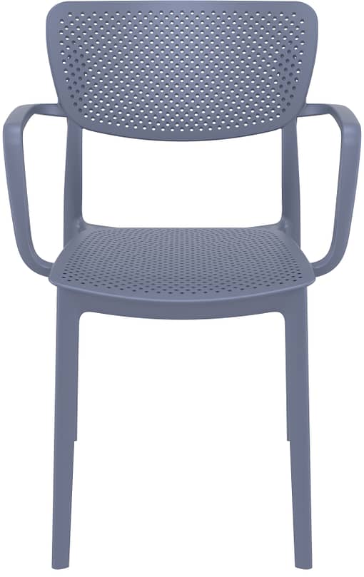 Commercial Grade Anthracite Loft Armchair - Heavy Duty One-Piece Armchair by Siesta, Turkey - Image 4
