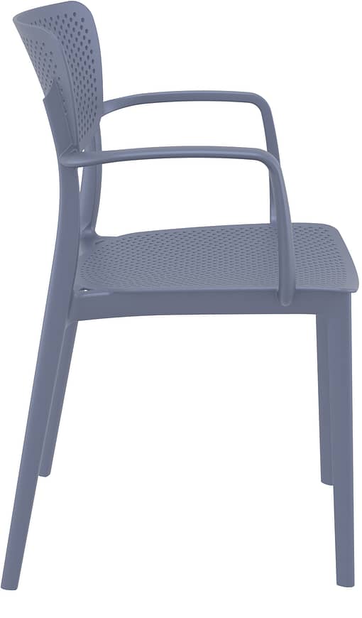 Commercial Grade Anthracite Loft Armchair - Heavy Duty One-Piece Armchair by Siesta, Turkey - Image 6