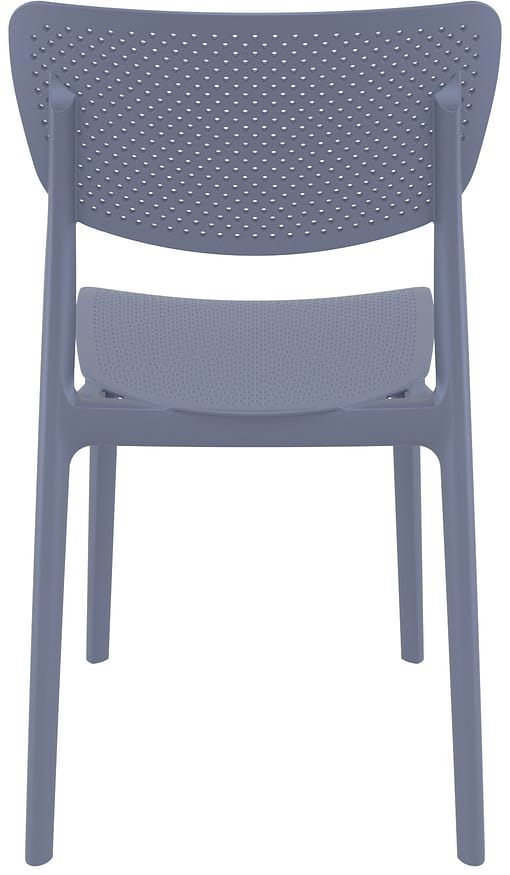 Commercial Grade Anthracite Lucy Chair - Heavy Duty One-Piece Chair by Siesta, Turkey - Image 4