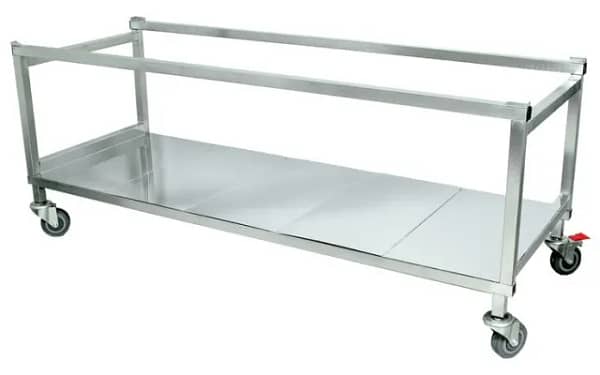 Woodson W.TRA22 Trolley for 2-Module Food Displays