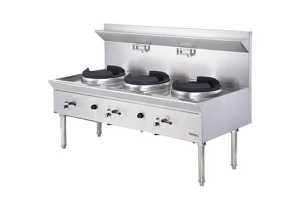 Kenna Tri-Fire Essence Wok Station - 3 Burners, Heavy Duty
