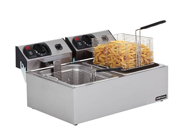 Anvil FFA0002 Double Pan Deep Fryer