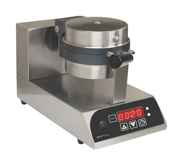 Anvil WBA1001 Single Waffle Baker – 190mm Rotating Plate, Digital Control