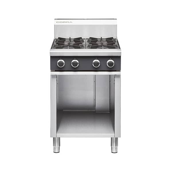 Cobra C6D - 4 Gas Open Burners Cooktop with Open Cabinet Base