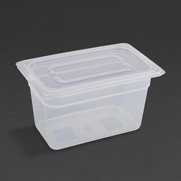 Vogue Polypropylene 1/4 Gastronorm Tray 150mm (GJ524) - Image 3