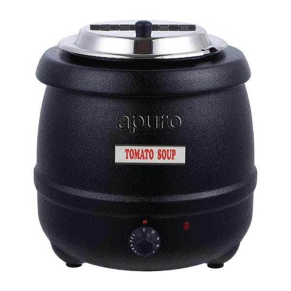 Apuro Black SoupMaster 10L Soup Kettle – L715-A.